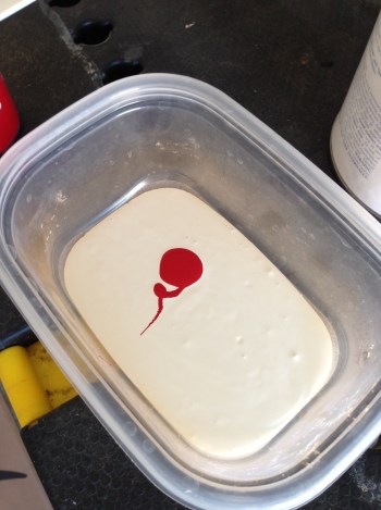 Chalk Paint Mixture for Desk