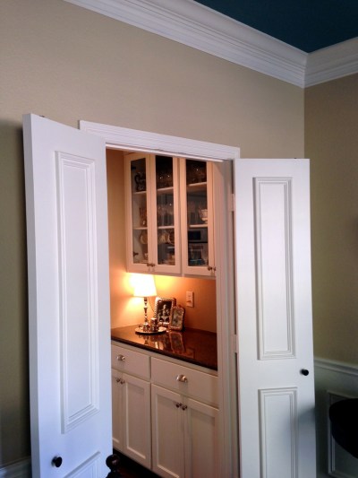 Butler's Pantry After from Dining Room