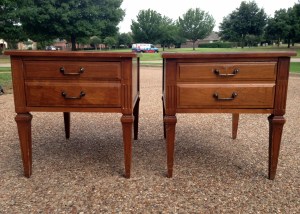 Hammary Vintage End Tables Before