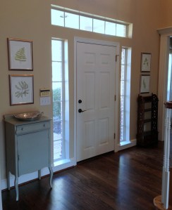 Watercolors in Entry 1