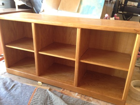 Low Bookshelf Before