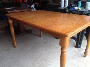 Oak Kitchen Table Before