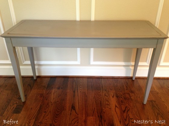 Round Top Console Before - NN