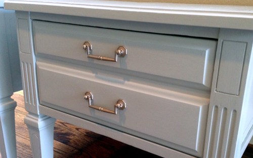 Hammary End Table Drawer Detail After