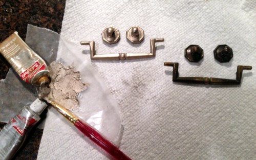 Hammary End Table Hardware Rub N Buff