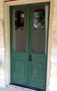 Mom Green Doors