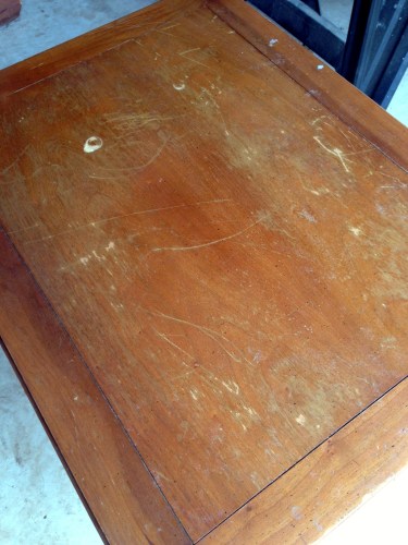 Top of Hammary Tables Before