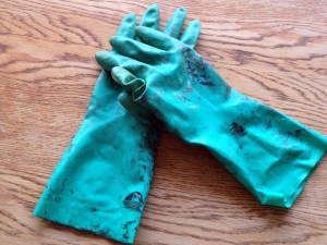 Oak Table Turned Farmhouse Table Gloves