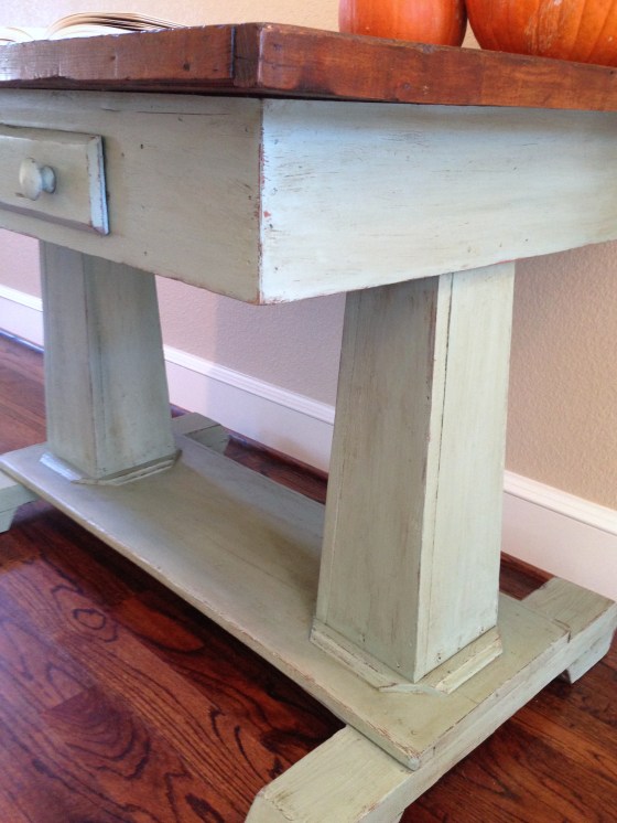 A Refinished Library Table (and a little secret) | A Nester's Nest