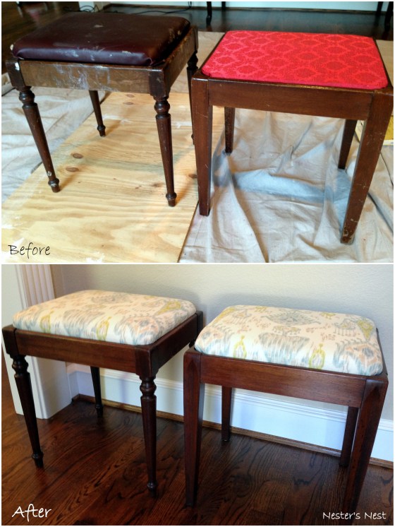 Sewing Benches Collage