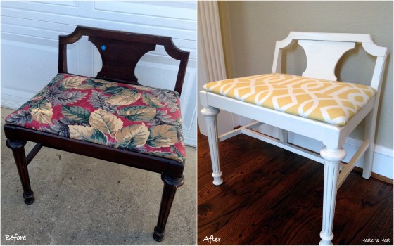 Vanity Stool Collage