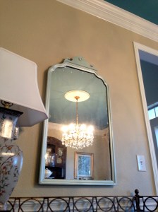 Painted Antique Mirror for Dining Room