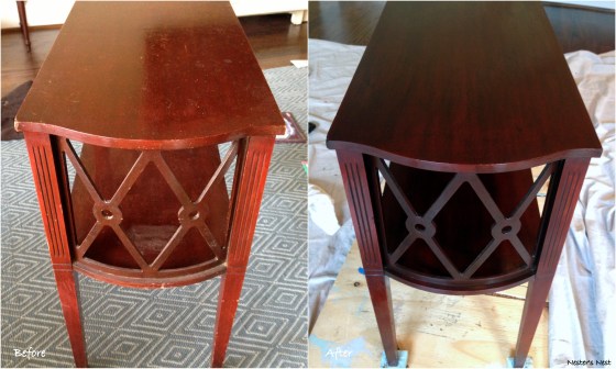 Diamond side table Restor A Finish