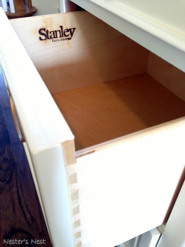 Stanley Desk Open Drawer