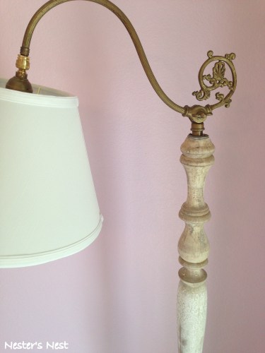 Bridge Lamp After Brass and Shade - NN