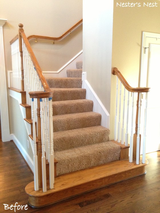 bottom of stairs before - NN