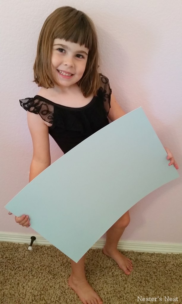 A with Paint Swatch Blue Room - NN