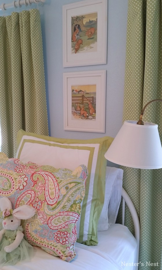 A's Blue Room Bunny Prints - NN